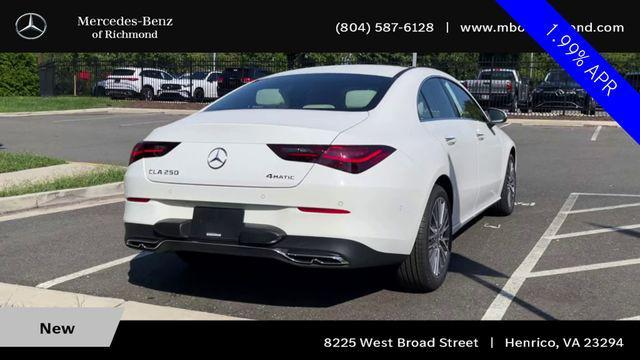 used 2025 Mercedes-Benz CLA 250 car, priced at $43,993