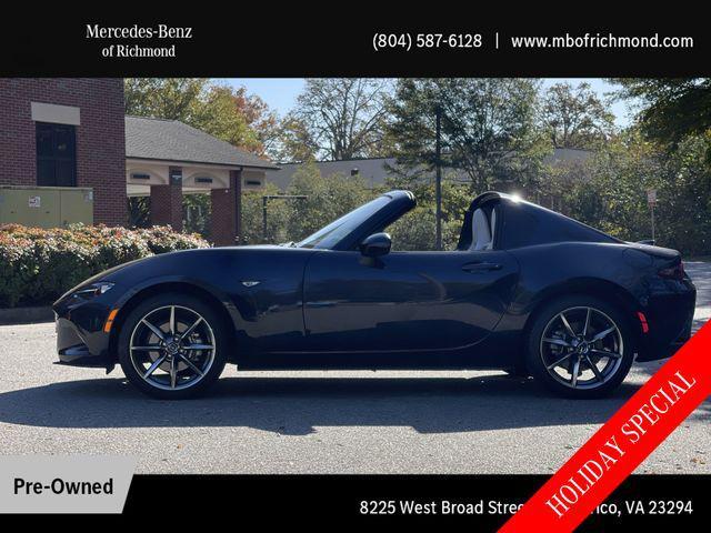 used 2021 Mazda MX-5 Miata RF car, priced at $24,791