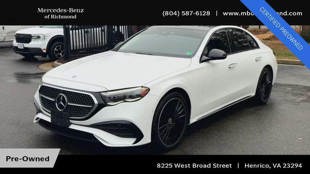 used 2024 Mercedes-Benz E-Class car, priced at $55,950