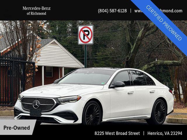 used 2024 Mercedes-Benz E-Class car, priced at $55,950