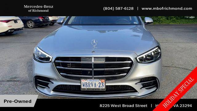 used 2023 Mercedes-Benz S-Class car, priced at $79,998