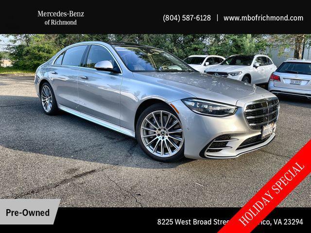 used 2023 Mercedes-Benz S-Class car, priced at $79,998