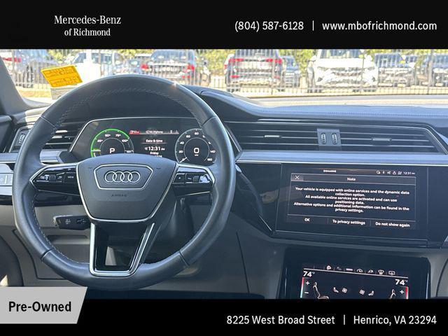used 2024 Audi Q8 e-tron car, priced at $47,250