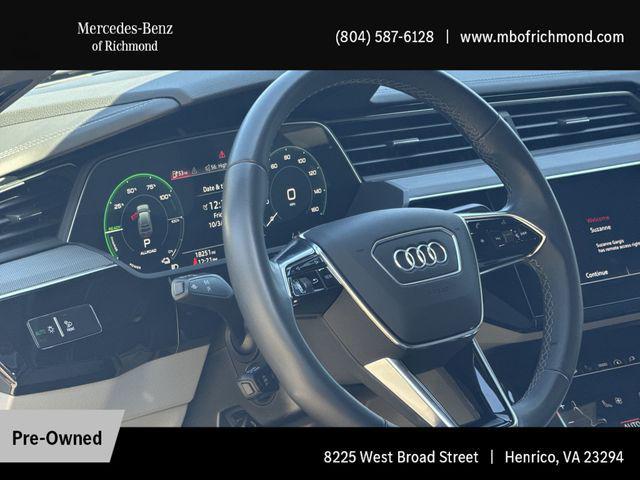 used 2024 Audi Q8 e-tron car, priced at $47,250