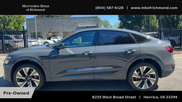 used 2024 Audi Q8 e-tron car, priced at $47,250