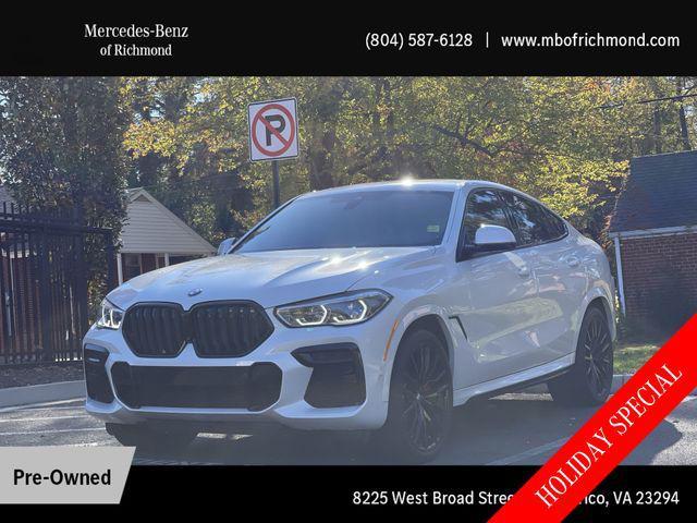 used 2022 BMW X6 car, priced at $61,488