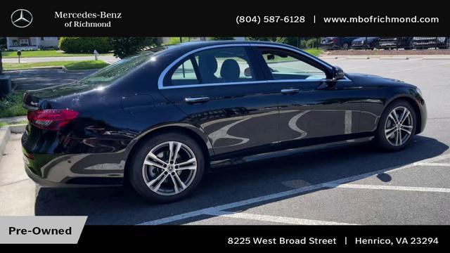 used 2021 Mercedes-Benz E-Class car, priced at $38,998