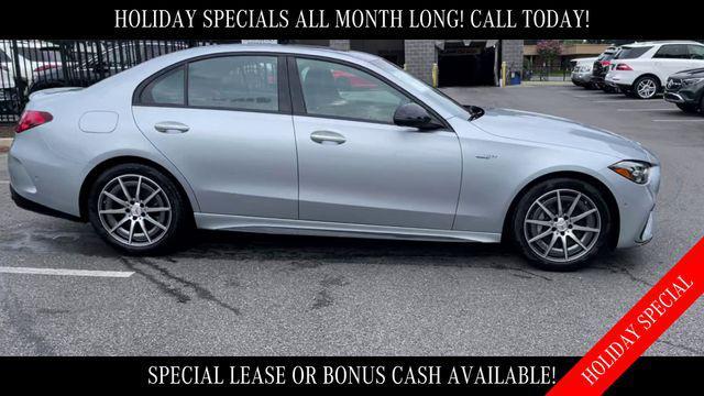 used 2024 Mercedes-Benz AMG C 43 car, priced at $61,988