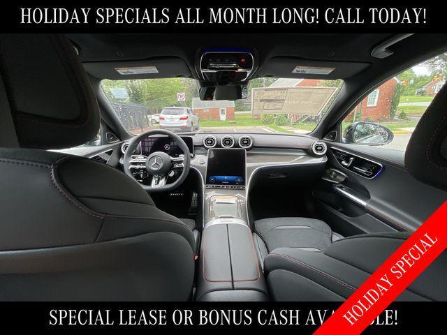 used 2024 Mercedes-Benz AMG C 43 car, priced at $61,988