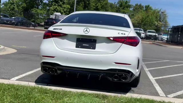 new 2024 Mercedes-Benz AMG C 43 car, priced at $75,960