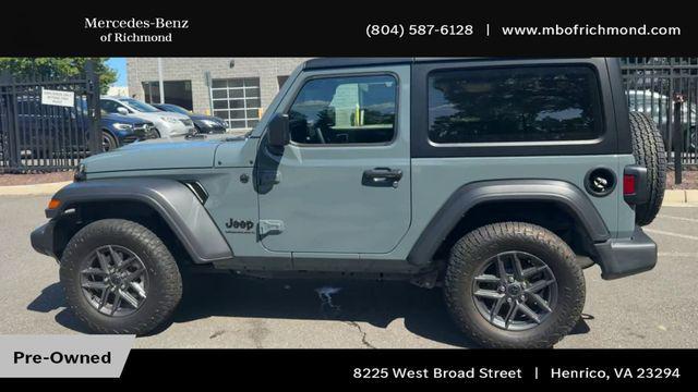 used 2024 Jeep Wrangler car, priced at $33,390