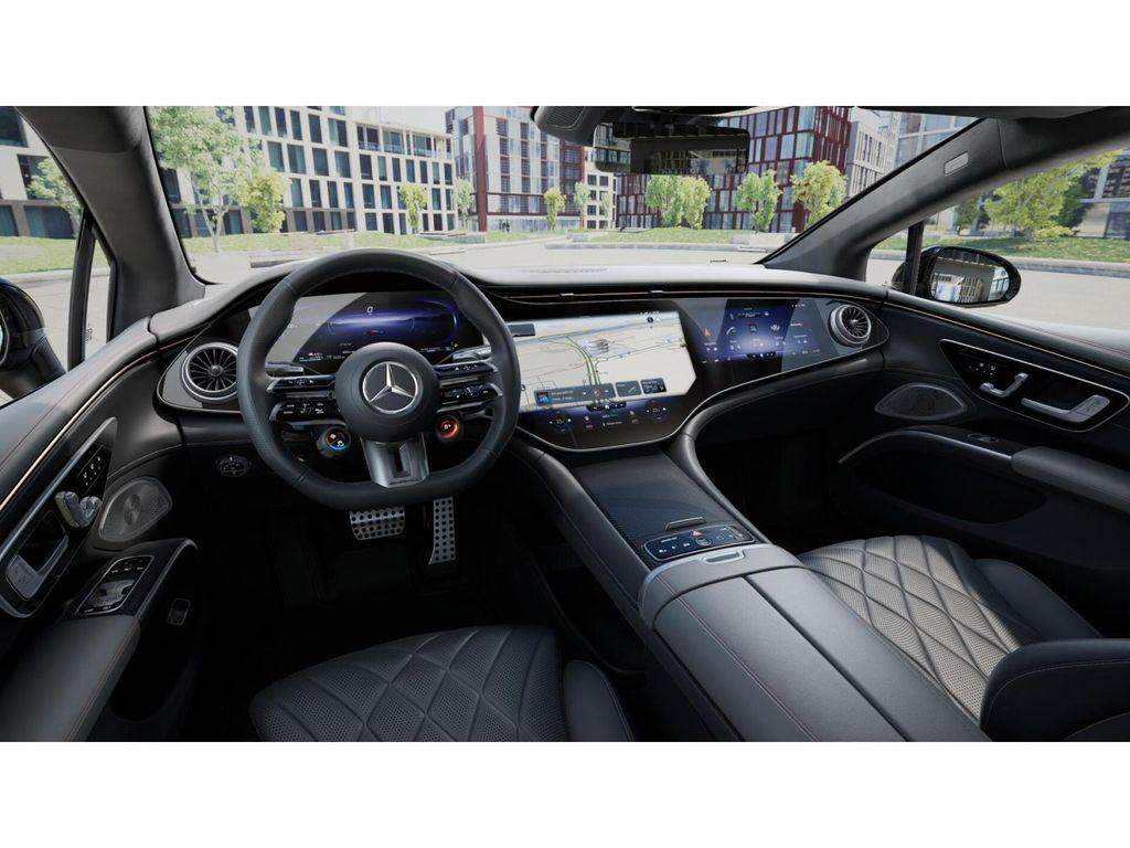 new 2025 Mercedes-Benz AMG EQS car, priced at $159,710