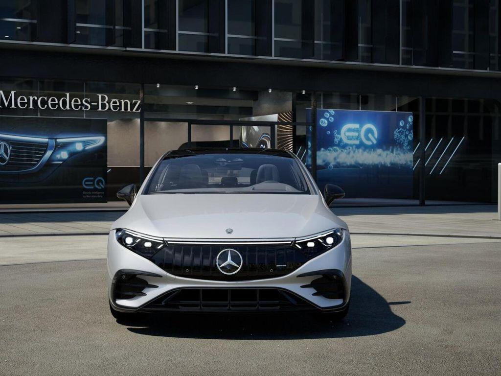 new 2025 Mercedes-Benz AMG EQS car, priced at $159,710