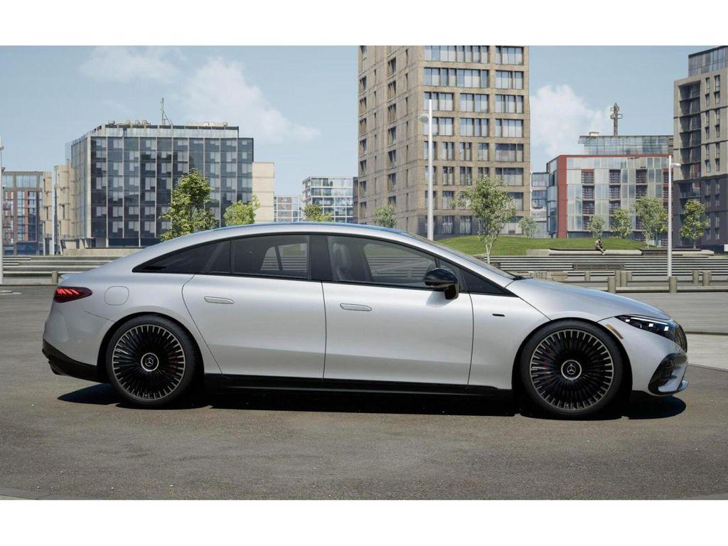 new 2025 Mercedes-Benz AMG EQS car, priced at $159,710