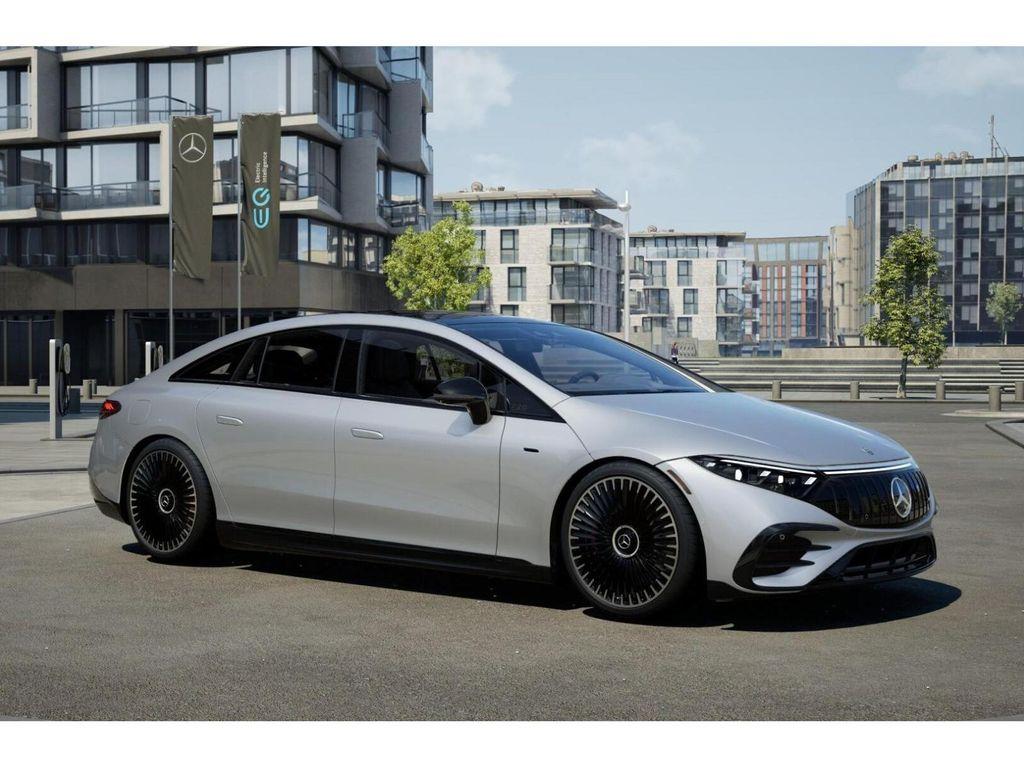 new 2025 Mercedes-Benz AMG EQS car, priced at $159,710