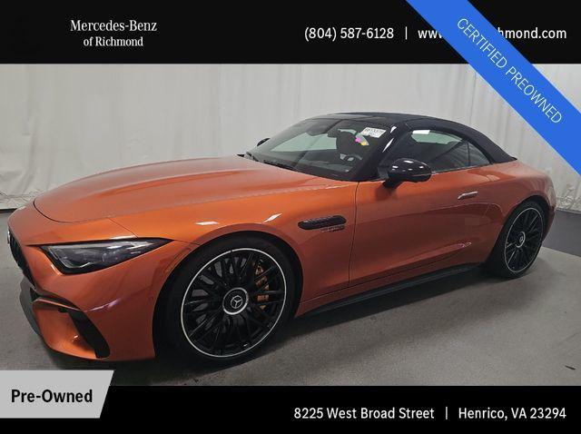 used 2024 Mercedes-Benz AMG SL 63 car, priced at $188,991
