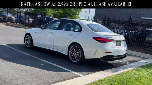 used 2024 Mercedes-Benz AMG C 43 car, priced at $58,993