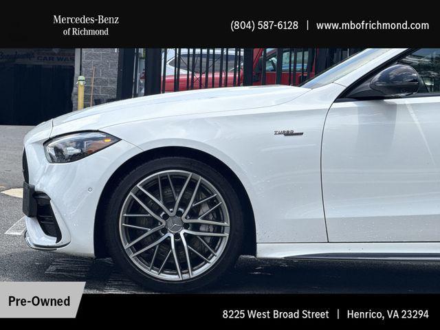 used 2024 Mercedes-Benz AMG C 43 car, priced at $56,499
