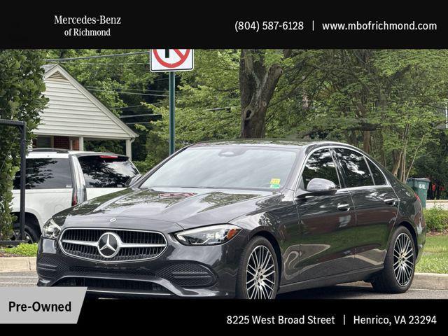 used 2022 Mercedes-Benz C-Class car, priced at $37,990