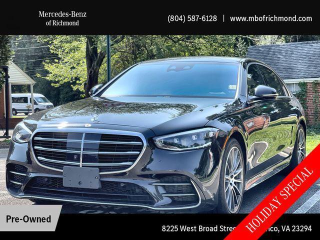 used 2022 Mercedes-Benz S-Class car, priced at $72,998