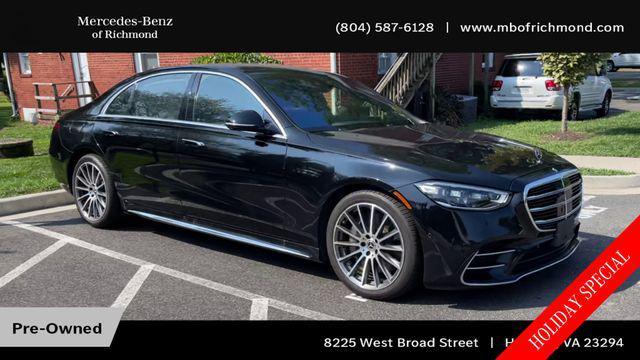 used 2022 Mercedes-Benz S-Class car, priced at $72,998