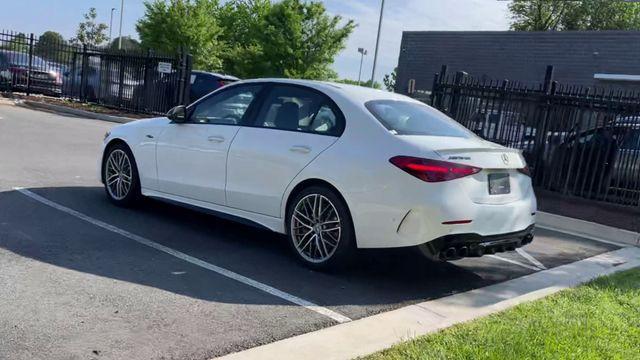 new 2024 Mercedes-Benz AMG C 43 car, priced at $72,895