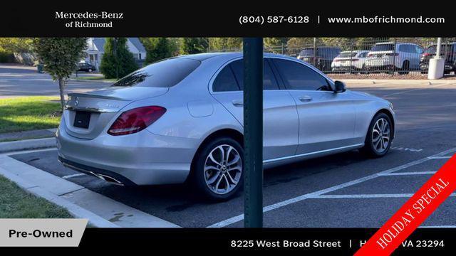 used 2017 Mercedes-Benz C-Class car, priced at $13,488