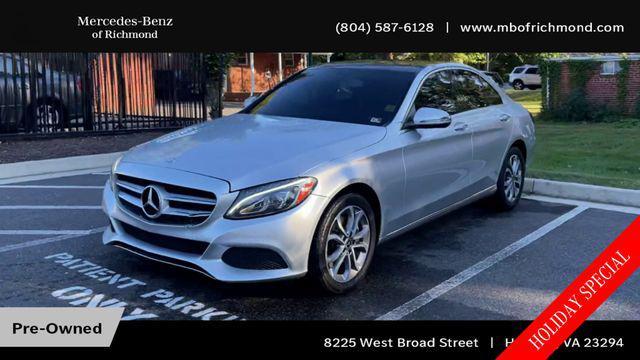 used 2017 Mercedes-Benz C-Class car, priced at $13,488