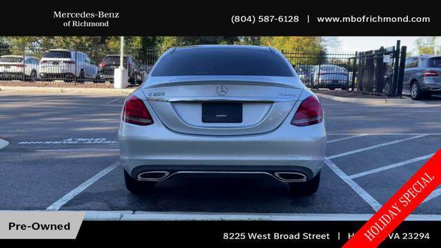 used 2017 Mercedes-Benz C-Class car, priced at $13,488