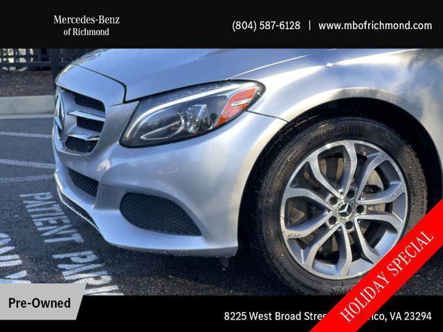 used 2017 Mercedes-Benz C-Class car, priced at $13,488