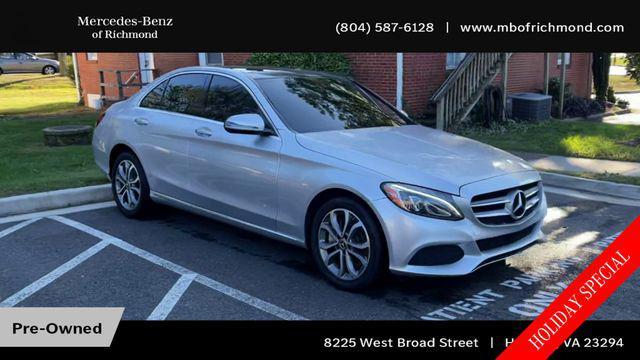 used 2017 Mercedes-Benz C-Class car, priced at $13,488