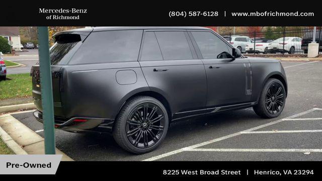 used 2024 Land Rover Range Rover car, priced at $142,998