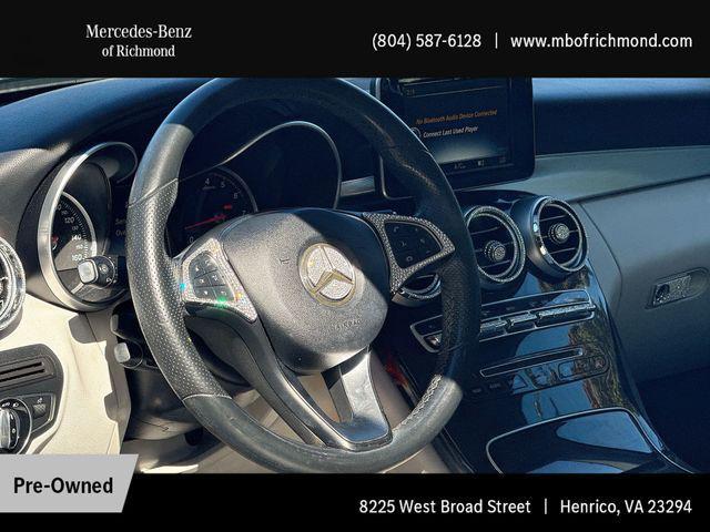 used 2017 Mercedes-Benz C-Class car, priced at $17,390