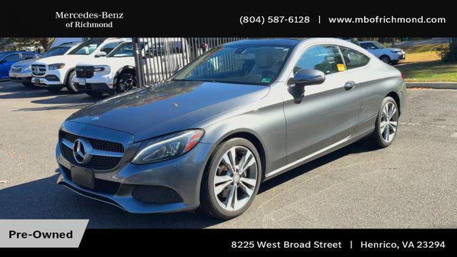 used 2017 Mercedes-Benz C-Class car, priced at $17,390