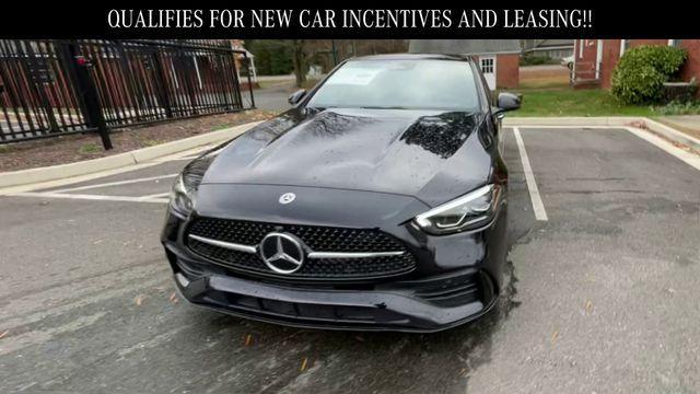 used 2024 Mercedes-Benz C-Class car, priced at $55,000