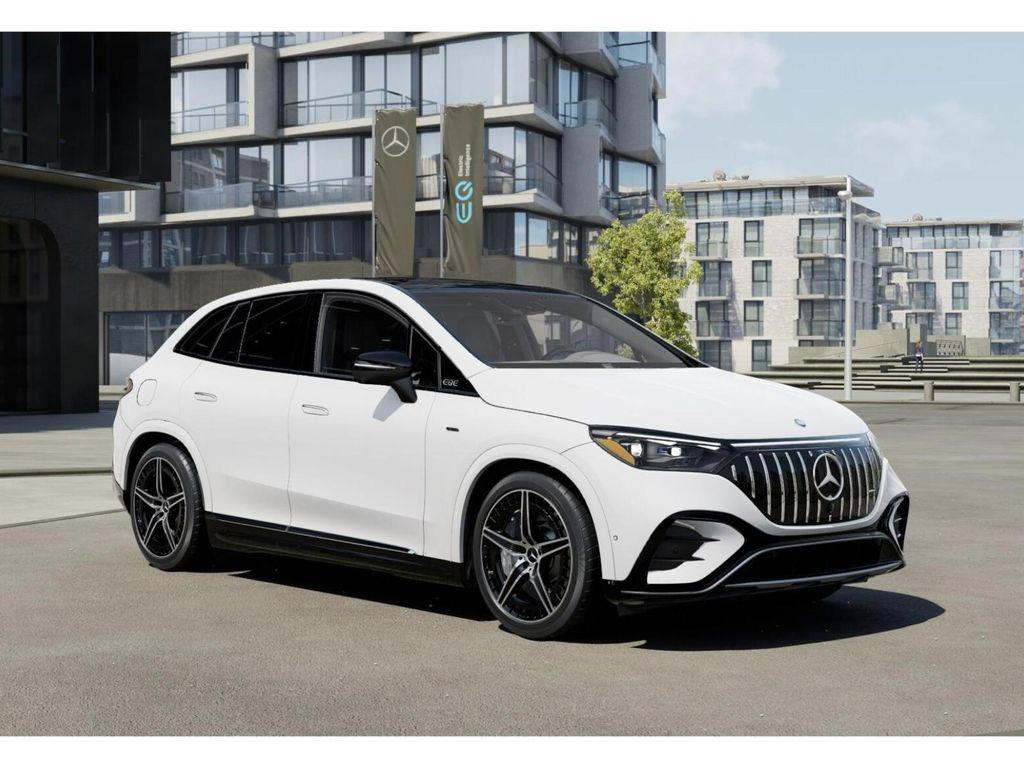 new 2025 Mercedes-Benz AMG EQE car, priced at $99,988