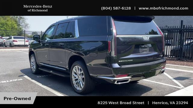 used 2022 Cadillac Escalade ESV car, priced at $73,788