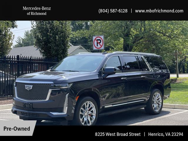 used 2022 Cadillac Escalade ESV car, priced at $73,788