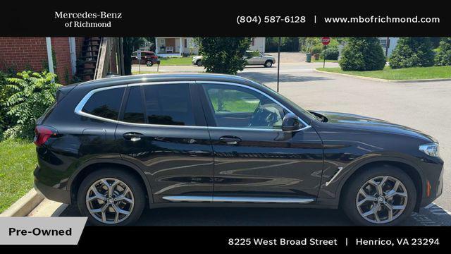 used 2022 BMW X3 car, priced at $34,990