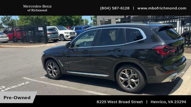 used 2022 BMW X3 car, priced at $34,990