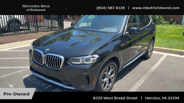 used 2022 BMW X3 car, priced at $34,990