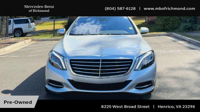 used 2016 Mercedes-Benz S-Class car, priced at $27,990