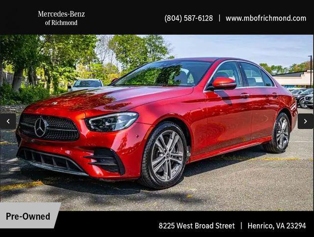 used 2021 Mercedes-Benz E-Class car, priced at $36,984