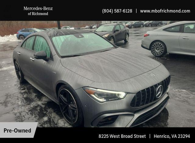 used 2021 Mercedes-Benz AMG CLA 45 car, priced at $39,991