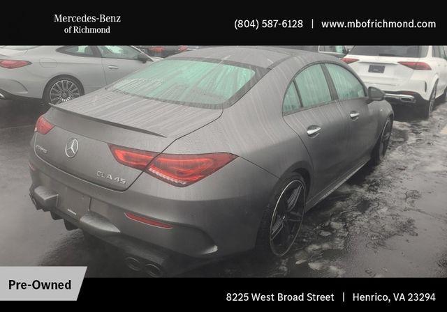 used 2021 Mercedes-Benz AMG CLA 45 car, priced at $39,991