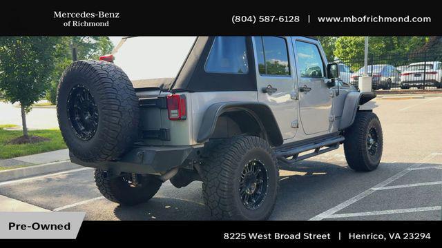 used 2015 Jeep Wrangler Unlimited car, priced at $14,490