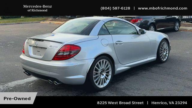 used 2007 Mercedes-Benz SLK-Class car, priced at $17,995