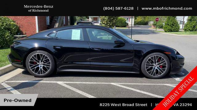 used 2021 Porsche Taycan car, priced at $58,498