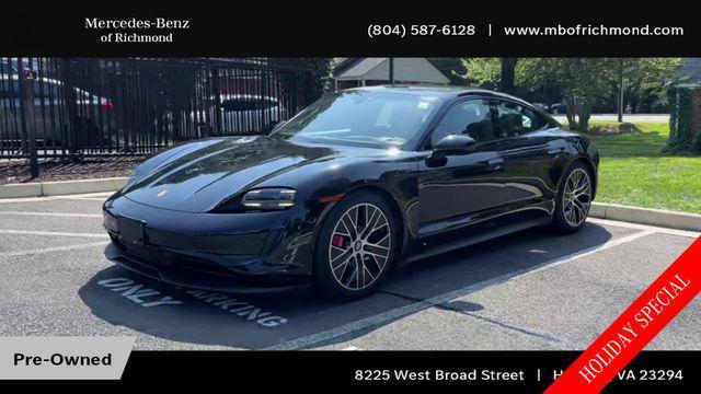 used 2021 Porsche Taycan car, priced at $58,498