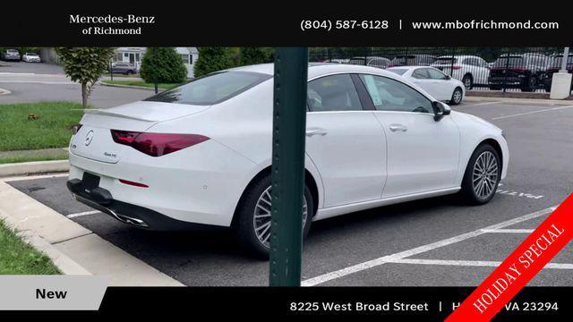 new 2025 Mercedes-Benz CLA 250 car, priced at $50,345